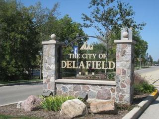 City of Delafield monument sign