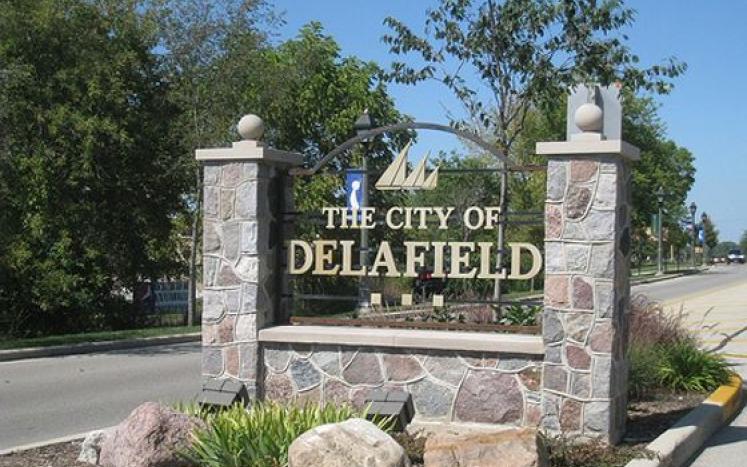 City of Delafield monument sign